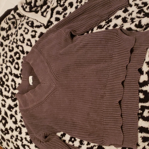 Aerie Oversized Sweater Grey. Size Small. Very oversized ! Great condition. - Picture 1 of 3